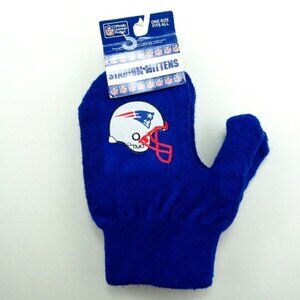 VINTAGE New England Patriots NFL Stadium Mittens Winter Glove Adult OSFA Warm Up